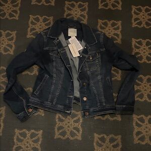 Vintage America Dark Blue Denim Jacket - Women's